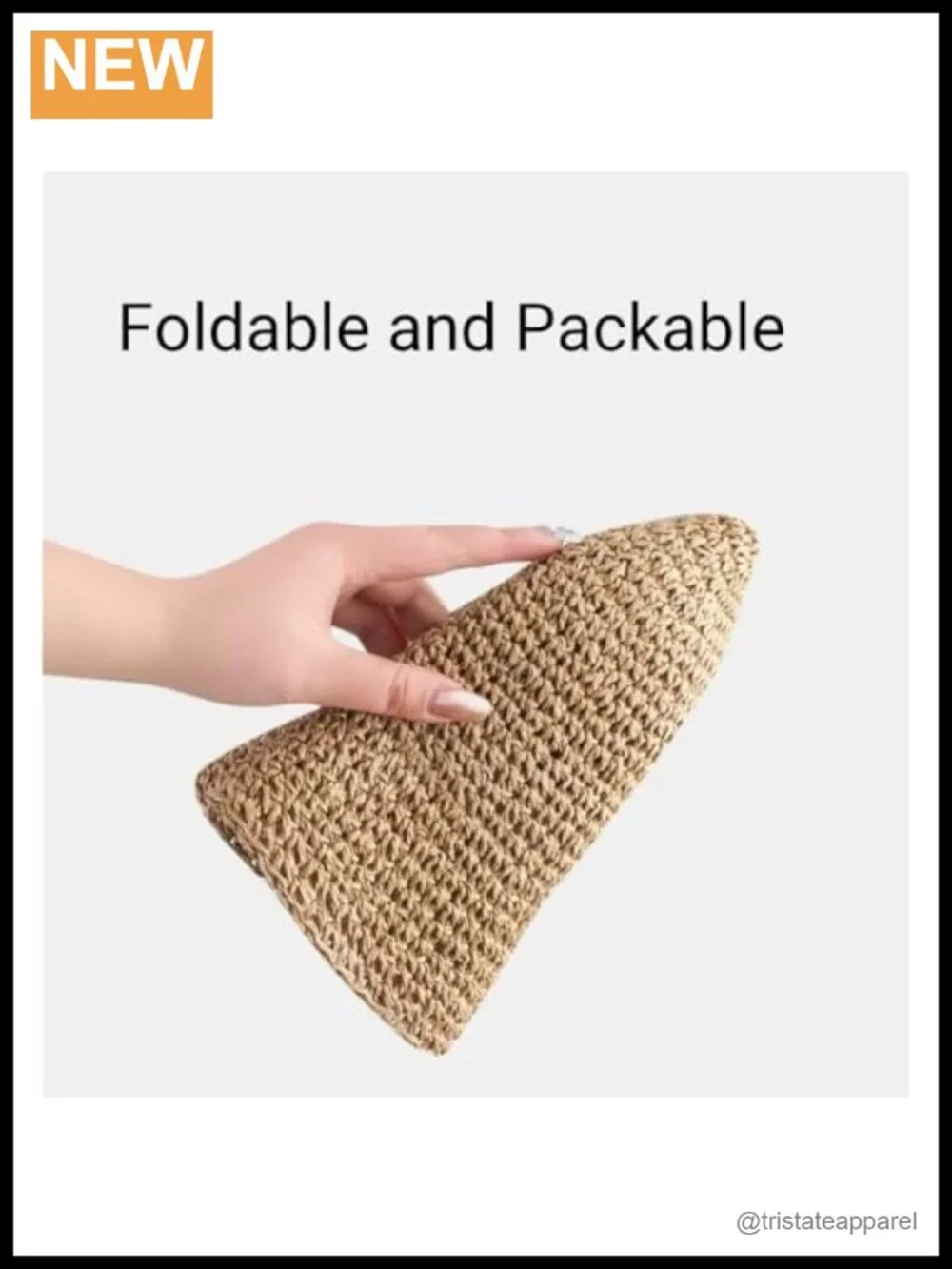 Women's Wide Brim Straw Sun Hat Packable Foldable Floppy Beach Hat UV Protection